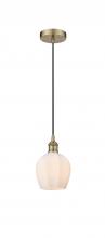 Innovations Lighting 616-1P-AB-G461-6-LED - Norfolk - 1 Light - 6 inch - Antique Brass - Cord hung - Mini Pendant