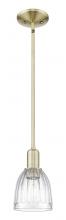 Innovations Lighting 716-1S-AB-G442 - Brookfield - 1 Light - 6 inch - Antique Brass - Stem hung - Mini Pendant