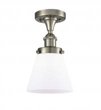 Innovations Lighting 916-1C-SN-G61-LED - Cone - 1 Light - 6 inch - Brushed Satin Nickel - Semi-Flush Mount