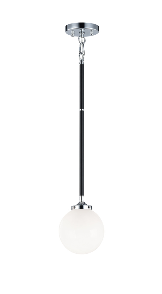 Particles Black and Chrome Pendant