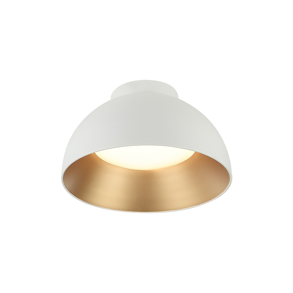 Zenith Matte White Flush Mounts