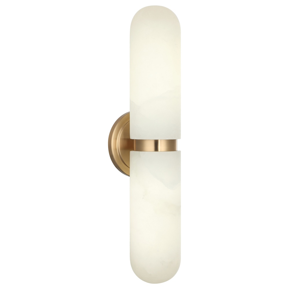 Capsula Aged Gold Brass Wall Sconce