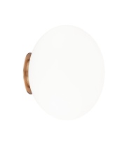 Matteo Lighting WX12121AGOP - Mayu Aged Gold Brass Wall Sconce / Ceiling Mount