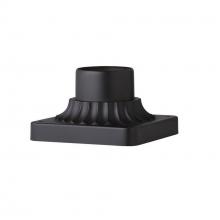 CWI Lighting 0412B - Granville 3.25" Black Outdoor Pier Mount Base
