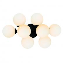 CWI Lighting 1020W18-8-101 - Arya 8 Light Black Vanity Light