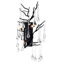 CWI Lighting 1094W11-3-101 - Anita 3 Light Black Wall Sconce