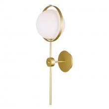 CWI Lighting 1153W10-1-169 - Da Vinci 1 Light 10in Brass Wall Light
