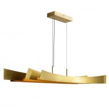 CWI Lighting 1698P50-624 - Candora Integrated LED 50in Brass Chandelier