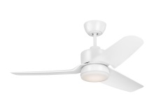 Visual Comfort & Co. Fan Collection 3CGR44RZWD - Colgin 44 LED - Matte White