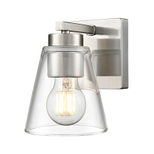 Millennium 64001-BN - Strayhan 6.75" High 1-Light Wall Sconce - Brushed Nickel