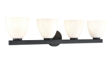 Millennium 49004-MB - Apria 33" Wide 4-Light Vanity - Matte Black