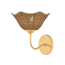 Mitzi by Hudson Valley Lighting H1101101-AGB - Kehlani Wall Sconce