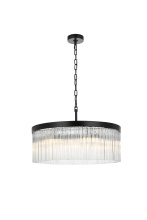Elegant 1070D24BK - Pendant D24"H9"L6 Black