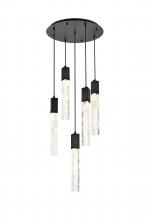 Elegant 2089D20BK - Pendant D20"H24"L5 Black