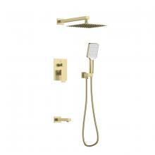 Elegant FAS-9004BGD - Shower Room Faucet 19-7/64" × 78" brushed gold