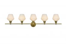 Elegant LD2325SG - Gene Wall L47W8H10.5 Satin Gold W/GL