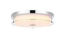 Elegant LD304F16C - Flush Mount D16" H4" LED 24W 3CCT Chrome