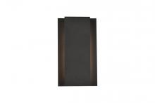 Elegant LDOD4033BK - Raine Integrated LED wall sconce  in black