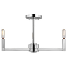 Visual Comfort & Co. Studio Collection 7764203-05 - Fullton Three Light Semi-Flush Mount