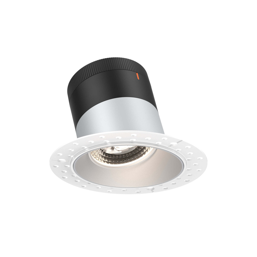 4in Modular Downlight, 5CCT, 35 degree Beam Angle, Slope Ceiling, Alzak,Trimless