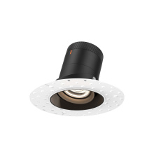 Dals RC03-CC-20-GMBBK-TL - 3in Modular Downlight, 5CCT, 20 degree Beam Angle, Gimbal Reflector, Black, Trimless