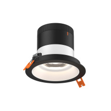 Dals RC04-CC-35-RGWH-TBK - 4in Modular Downlight, 5CCT, 35 degree Beam Angle, Regressed, White, Black Trim