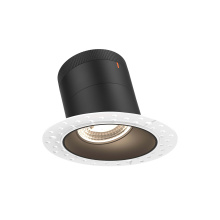 Dals RC04-CC-35-SLBK-TL - 4in Modular Downlight, 5CCT, 35 degree Beam Angle, Slope Ceiling, Black,Trimless