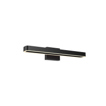 Dals VSW24-CC-BK - Rectangular swivel vanity wall sconce