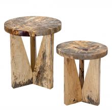 Uttermost 25496 - Uttermost Nadette Natural Nesting Tables Set/2