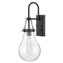 Hinkley 46050BK - Large Single Light Sconce